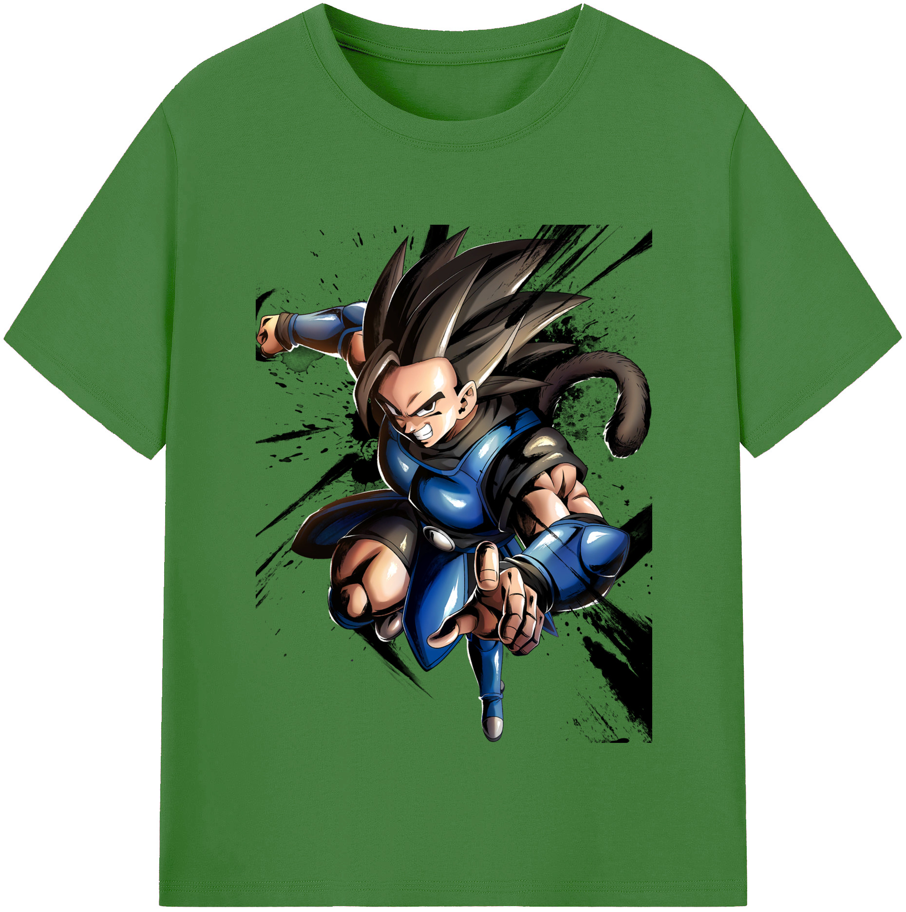 （画像用） ドラゴンボール ベジータ四世（Bejīta Yonsei）DRAGON BALL Vegeta IV レディースカジュアルプリントTシャツ（綿100％）